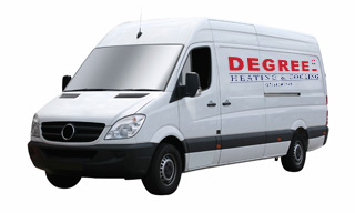 Degree Heating & Cooling service van