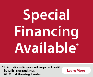 Special financing available