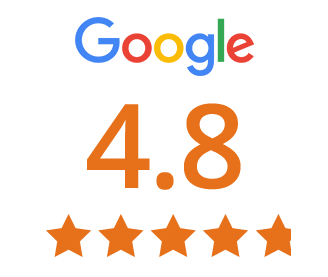 google review score 4.8 out of 5
